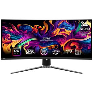 Msi Mpg 341cqpx Qd Oled 34 Inch 240hz 0.03ms Uwqhd Adaptive Sync Curved Gaming Monitor 1