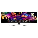 MSI MPG 491CQP QD-OLED 49 inch 144Hz 0.03ms DQHD Adaptive-Sync Curved Gaming Monitor