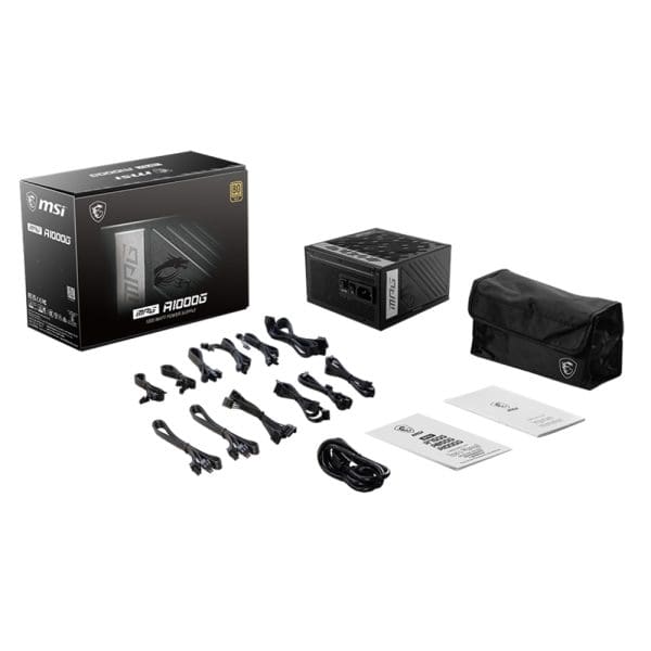 Msi Mpg A1000g 1000w 80+ Gold Volledig Modulaire 135mm Ventilator Voeding 6