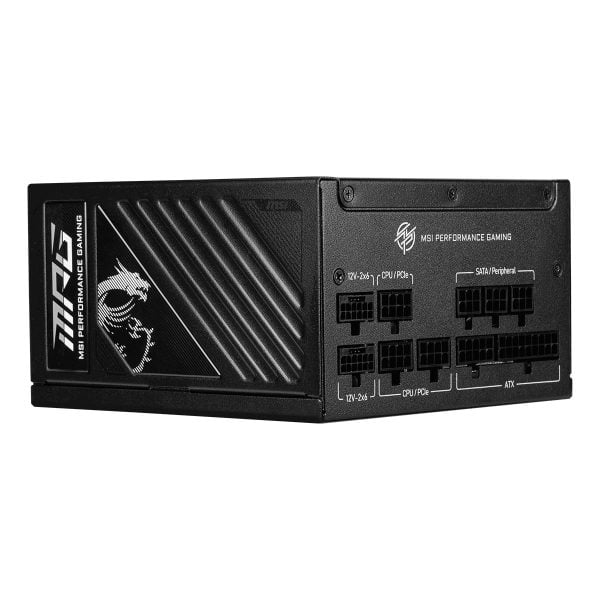 Msi Mpg A1000gs Pcie5 1000w 80+ Gold Pcie 5.1 Volledig Modulaire Atx 3.1 Voeding 5