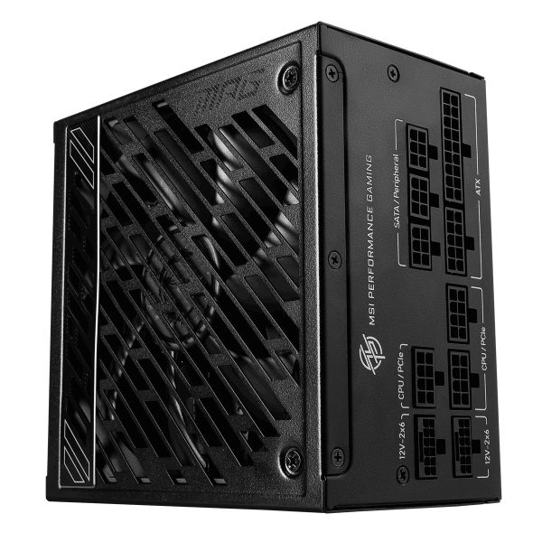 Msi Mpg A1000gs Pcie5 1000w 80+ Gold Pcie 5.1 Volledig Modulaire Atx 3.1 Voeding 9