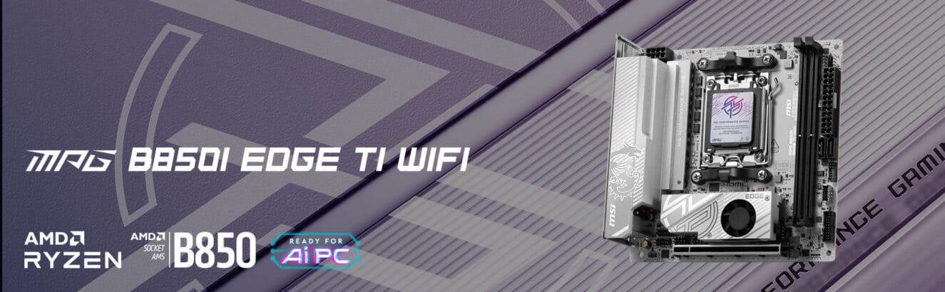 MSI MPG B850I EDGE TI WIFI Moederbord H1