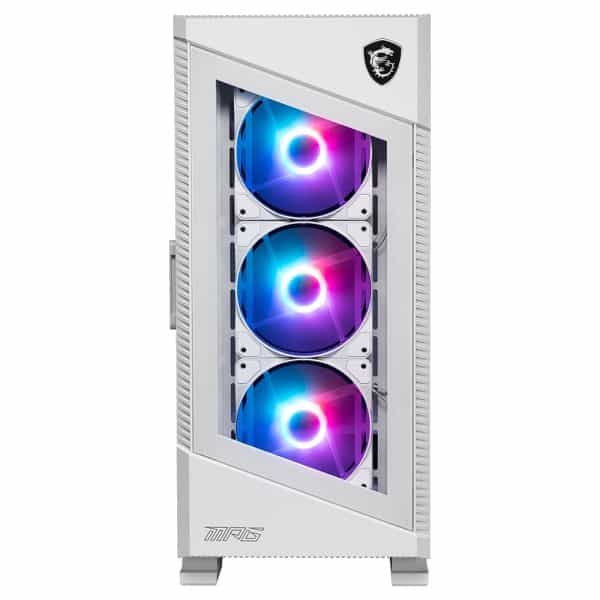 Msi Mpg Velox 100r White Argb Gehard Glas Usb 3.2 Mid Tower Atx Wit Gaming Behuizing 3