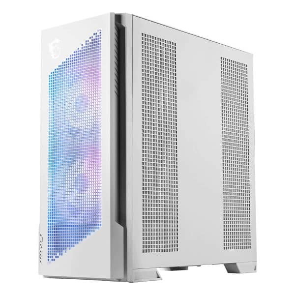 Msi Mpg Velox 300r Airflow Pz White 2x160mm Argb Ventilator Mesh Gehard Glas Usb 3.2 Mid Tower E Atx Gaming Behuizing 2