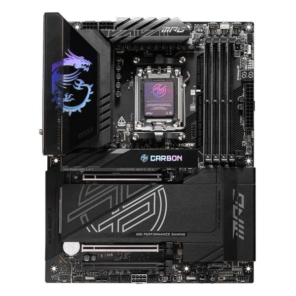 Msi Mpg X870e Carbon Wifi 8400mhz (oc) Ddr5 Socket Am5 M.2 Hdmi Atx Moederbord 2