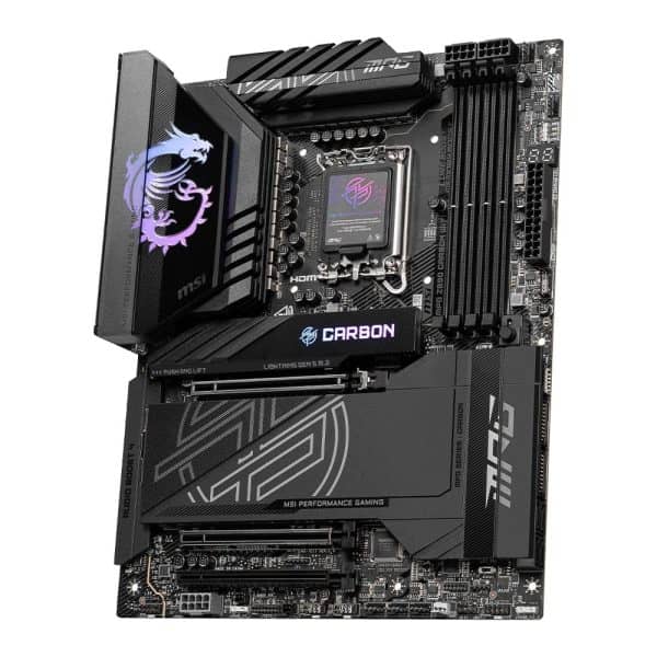 Msi Mpg Z890 Carbon Wifi 9200mhz (oc) Ddr5 Socket Lga1851 M.2 Hdmi Atx Moederbord 3