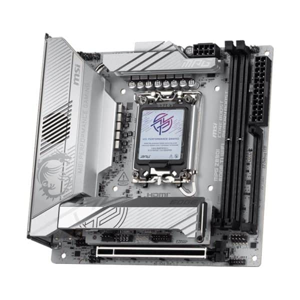 Msi Mpg Z890i Edge Ti Wifi 8600mhz (oc) Ddr5 Socket Lga1851 M.2 Hdmi Dp Thunderbolt Mini Itx Moederbord 3