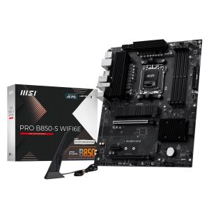 Msi Pro B850 S Wifi6e 8200mhz (oc) Ddr5 Am5 Socket M.2 Hdmi Dp Atx Moederbord 1