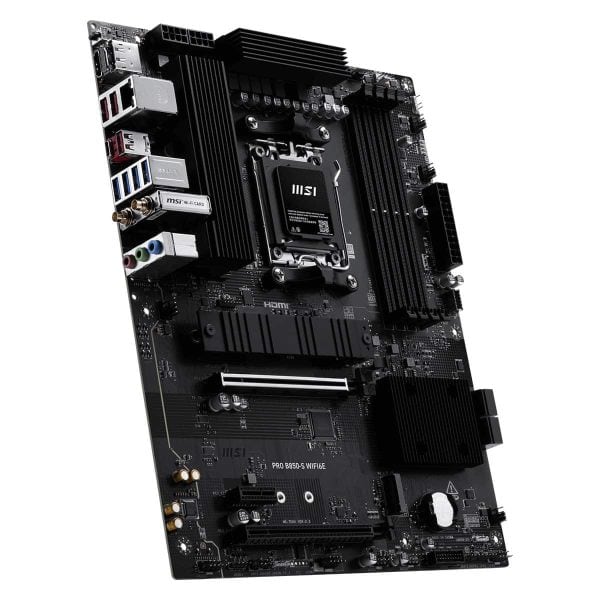 Msi Pro B850 S Wifi6e 8200mhz (oc) Ddr5 Am5 Socket M.2 Hdmi Dp Atx Moederbord 3