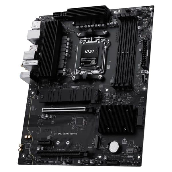 Msi Pro B850 S Wifi6e 8200mhz (oc) Ddr5 Am5 Socket M.2 Hdmi Dp Atx Moederbord 4