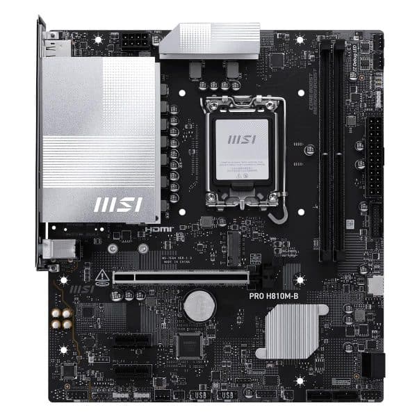 Msi Pro H810m B 6400mhz (oc) Ddr5 Lga1851 M.2 Hdmi Dp Matx Moederbord 2