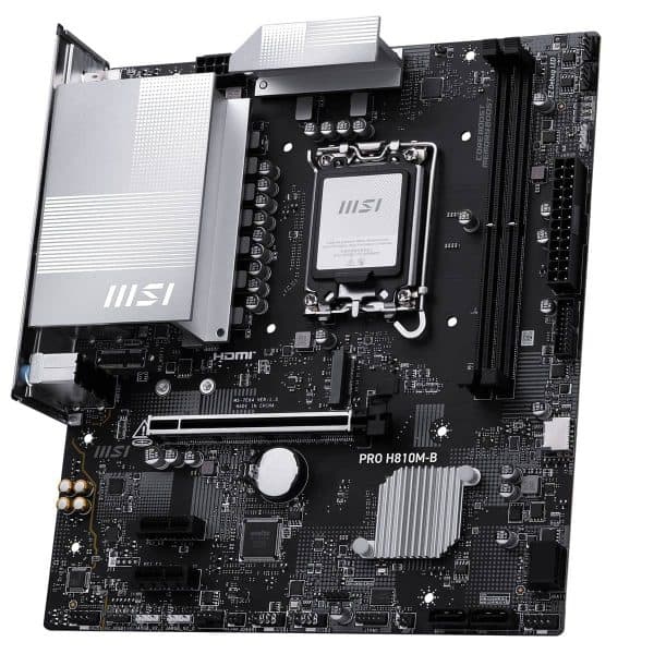 Msi Pro H810m B 6400mhz (oc) Ddr5 Lga1851 M.2 Hdmi Dp Matx Moederbord 3