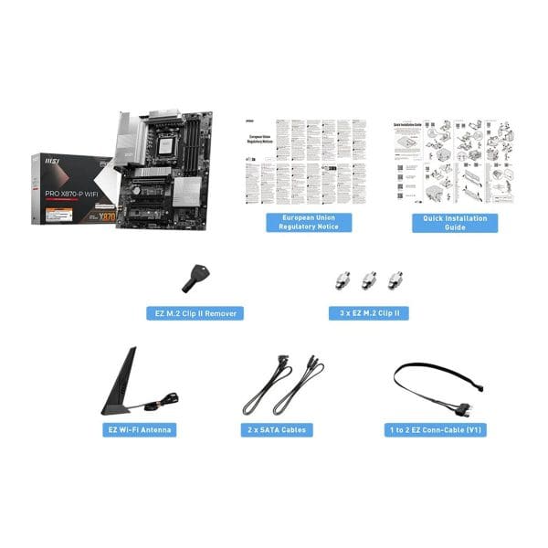 Msi Pro X870 P Wifi Ddr5 8200mhz (oc) Socket Am5 M.2 Hdmi Atx Moederbord 7