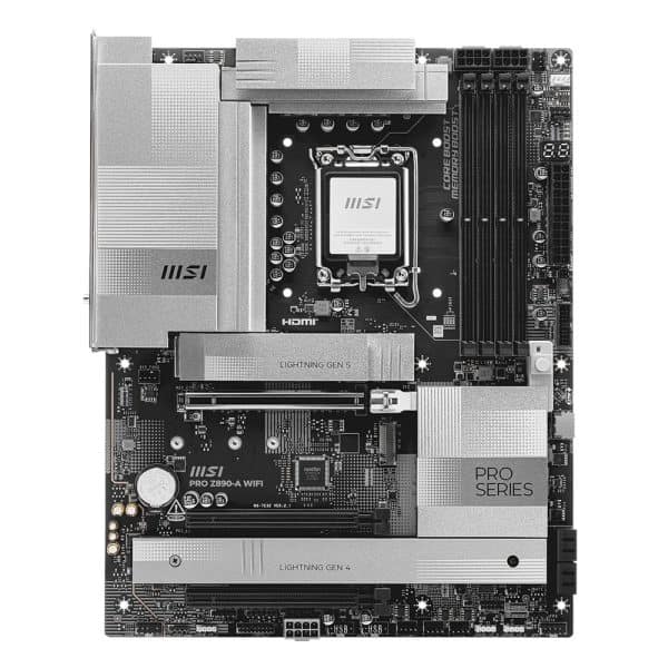 Msi Pro Z890 A Wifi 9200mhz (oc) Ddr5 Lga1851 M.2 Hdmi Dp Atx Moederbord 2