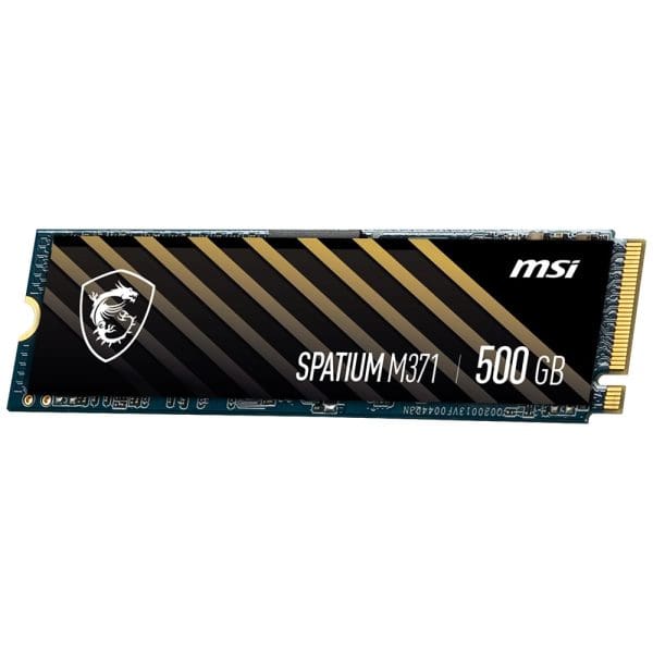 Msi Spatium M371 500gb Pcie Nvme Lezen 2200mb – Schrijven 1150mb M.2 Ssd 3