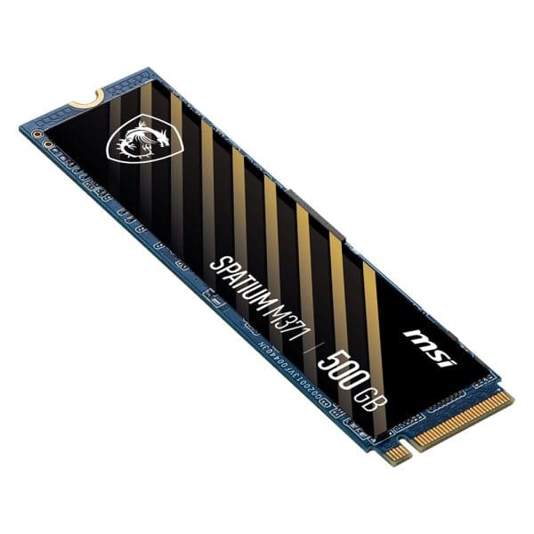 Msi Spatium M371 500gb Pcie Nvme Lezen 2200mb – Schrijven 1150mb M.2 Ssd 4