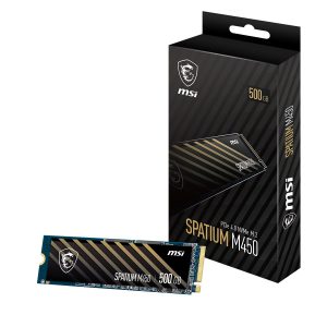 Msi Spatium M450 500gb Pcie Gen4 X4 Lezen 3600mb – Schrijven 2300mb M.2 Ssd 1
