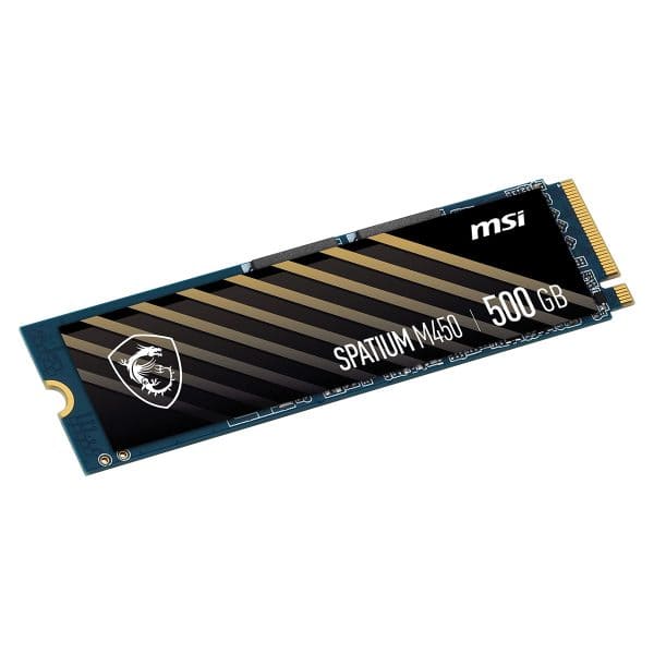 Msi Spatium M450 500gb Pcie Gen4 X4 Lezen 3600mb – Schrijven 2300mb M.2 Ssd 3