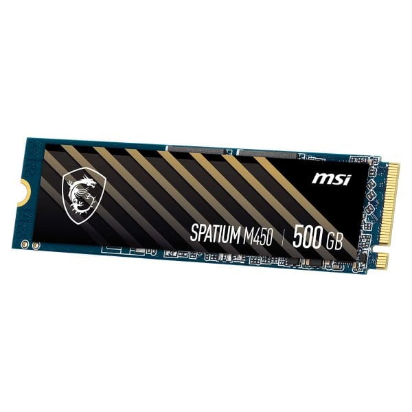 Msi Spatium M450 500gb Pcie Gen4 X4 Lezen 3600mb – Schrijven 2300mb M.2 Ssd 4