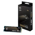 MSI Spatium M450 V1 500GB NVMe PCIe Gen4 x4 Lezen 3000MB – Schrijven 2000MB M.2 SSD