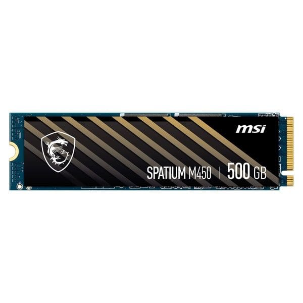 Msi Spatium M450 V1 500gb Nvme Pcie Gen4 X4 Lezen 3000mb – Schrijven 2000mb M.2 Ssd 2