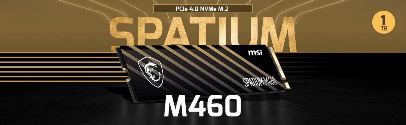 MSI SPATIUM M460 1TB M.2 SSD h1
