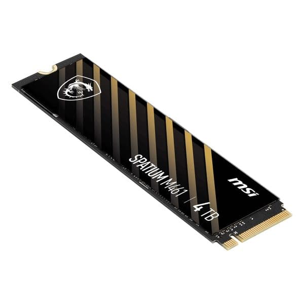 Msi Spatium M461 4tb Nvme Pcie Gen4 X4 Lezen 5000mb – Schrijven 4200mb M.2 Ssd 4