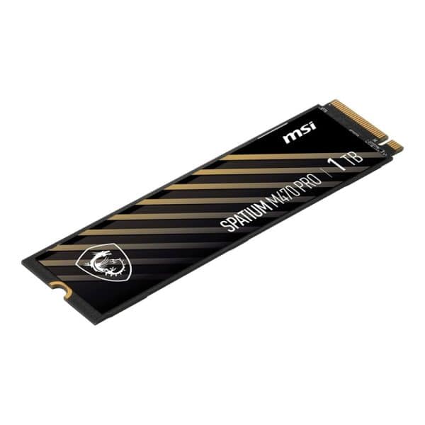 Msi Spatium M470 Pro 1tb Nvme Pcie Gen4 X4 Lezen 6000mb – Schrijven 4500mb M.2 Ssd 4