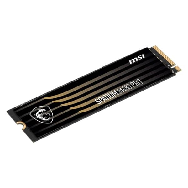 Msi Spatium M480 Pro 1tb Pcie Nvme Lezen 7400mb – Schrijven 6000mb M.2 Ssd 5