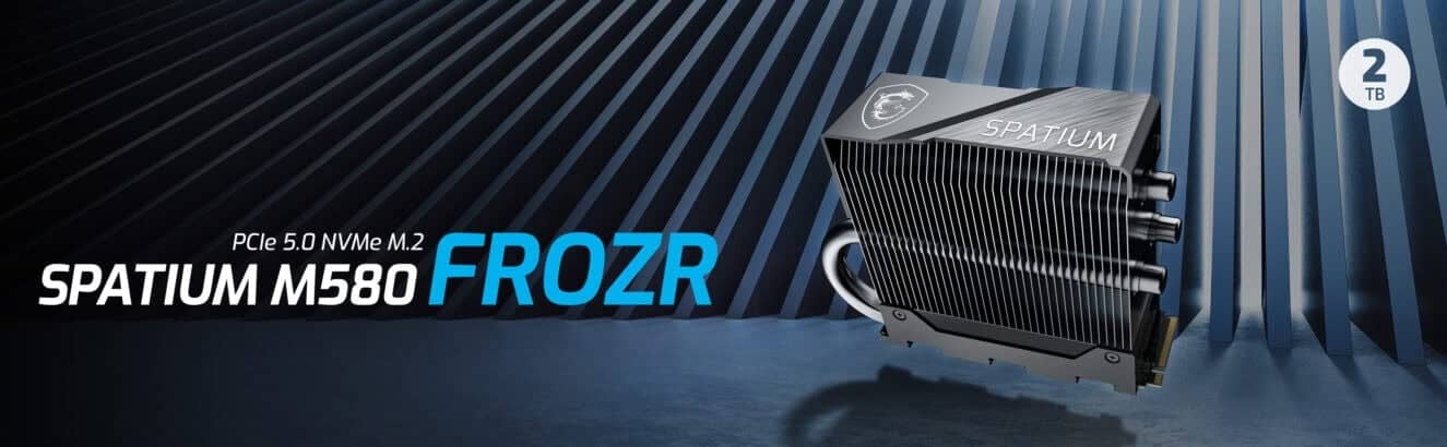 MSI Spatium M580 4TB Banner