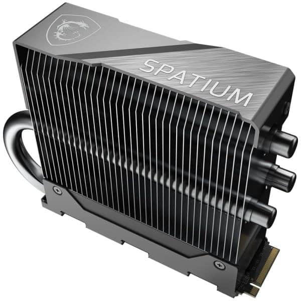 Msi Spatium M580 Frozr 2tb Pcie Gen5 X4 Met Koeler Lezen 14600mb – Schrijven 12700mb M.2 Ssd 9