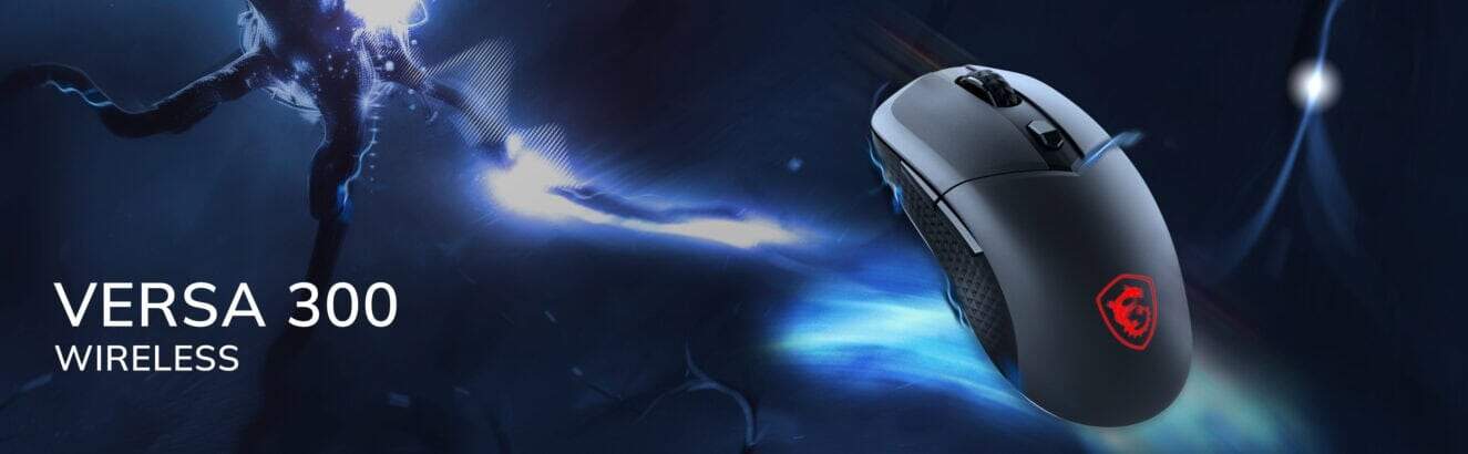 MSI VERSA 300 W Gaming Muis h1