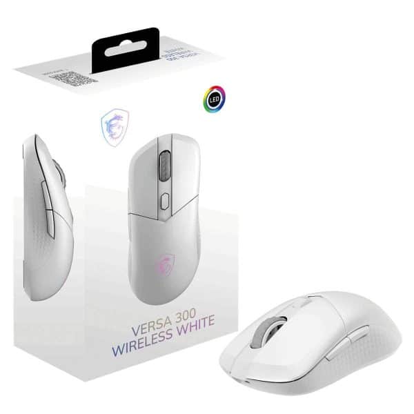 Msi Versa 300 Wireless White Rgb Draadloze Gaming Muis 24