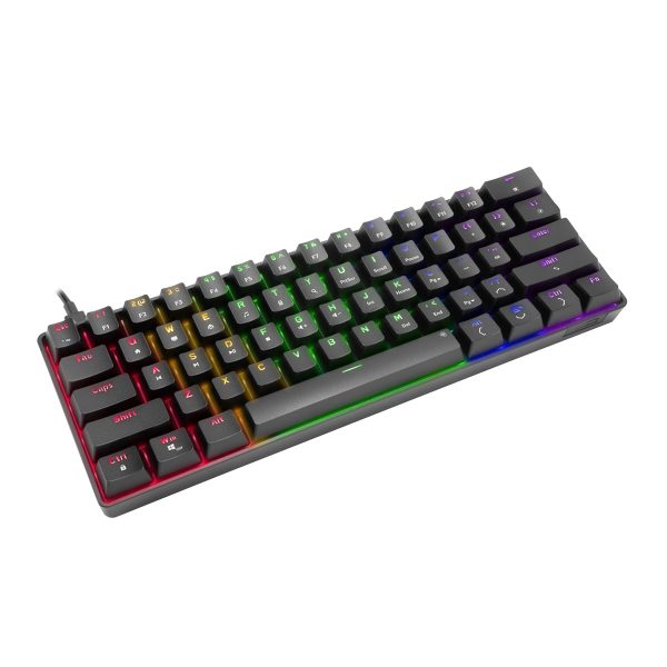Speedlink Atmos Rgb Rainbow Mechanisch 60 Gamingtoetsenbord Met Brown Switches Us Layout Zwart 2