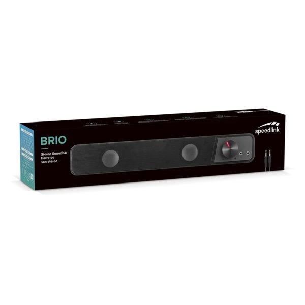 Speedlink Brio Stereo Soundbar Zwart 3