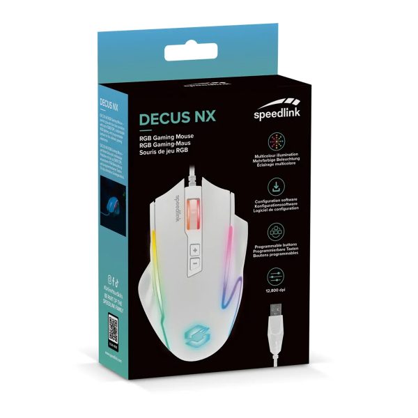 Speedlink Decus Nx Rgb Gamingmuis Wit 4