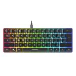 Speedlink LETOS RGB 60% Gamingtoetsenbord - Zwart - US Layout