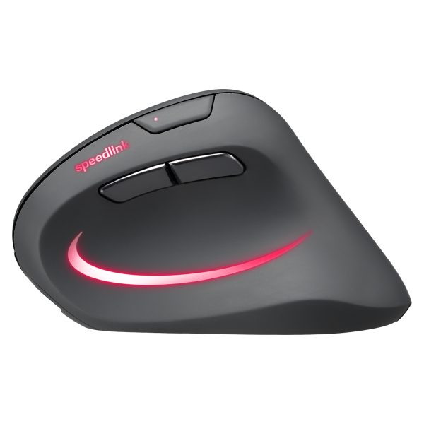Speedlink Piavo Pro Draadloze Verlichte Oplaadbare Verticale Ergonomische Muis Rubber Zwart 2
