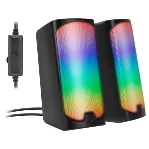 Speedlink Tonos Rgb Gaming Stereo Speaker Zwart 1