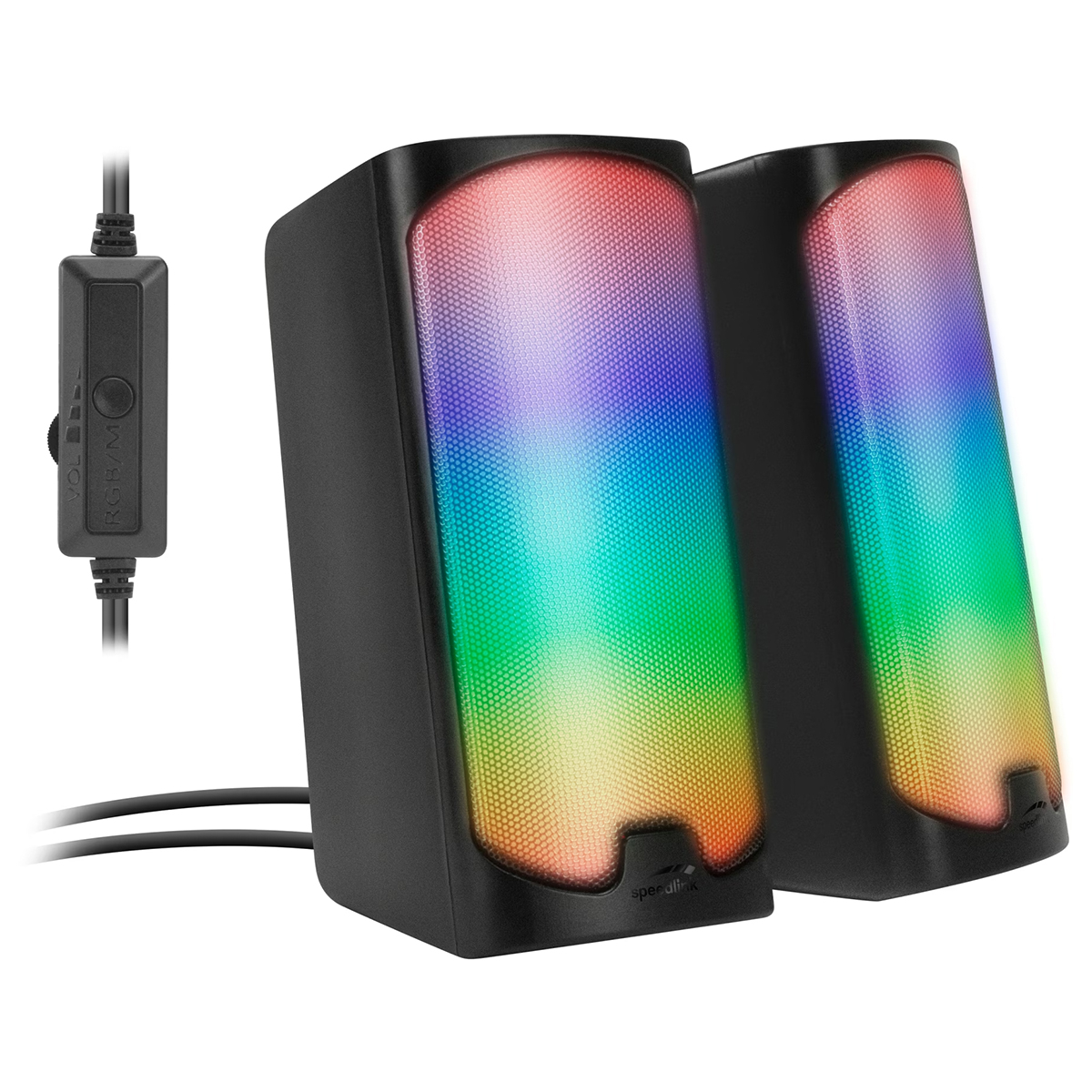 Speedlink Tonos Rgb Gaming Stereo Speaker Zwart 1