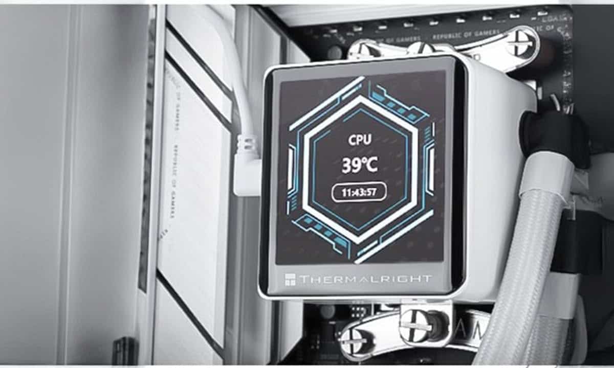 Frozen Vision 240 White CPU Koeler