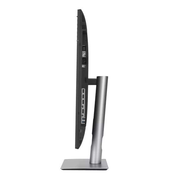 Ultrawide gaming monitor met meerdere invoerpoorten, inclusief HDMI en USB-C, geschikt voor professionele gamers en creatievelingen, met een strak en modern design.