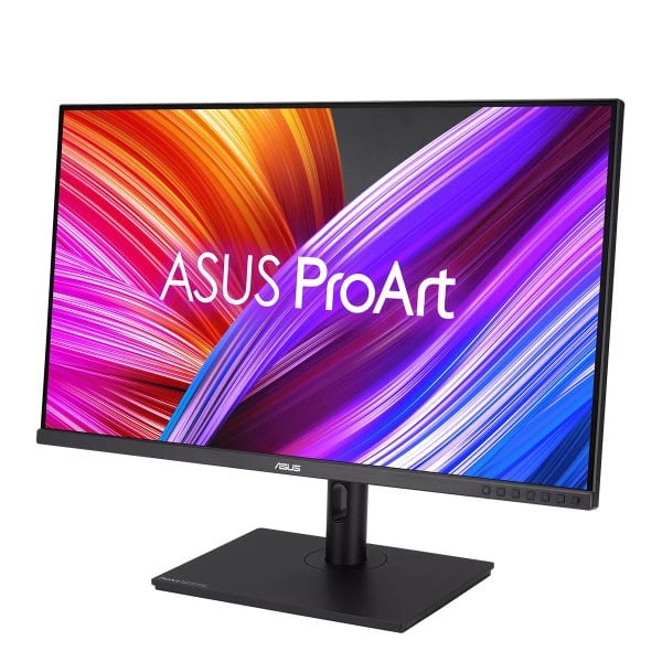 Professionele ASUS ProArt monitor van 31,5 inch met 2K WQHD-resolutie, IPS-paneel en verstelbare standaard, ideaal voor creatieve professionals en grafisch ontwerp.