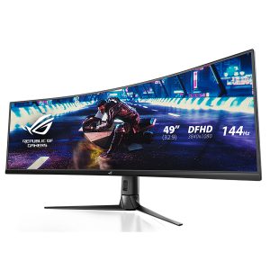 Asus Rog Strix Xg49vq 49 Inch 144hz 4ms Dfhd Freesync Premium Pro Va Curved Gaming Monitor 2