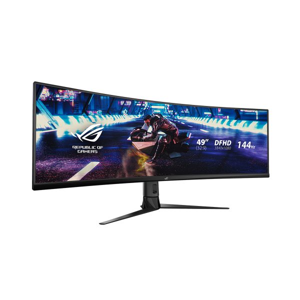 Asus Rog Strix Xg49vq 49 Inch 144hz 4ms Dfhd Freesync Premium Pro Va Curved Gaming Monitor 6