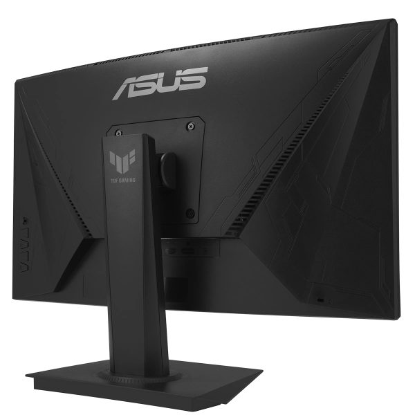 ASUS TUF Gaming VG24VQER 23.6 inch curved gaming monitor met 180Hz verversingssnelheid en 1ms responstijd, ideaal voor competitief gamen en scherpe beeldkwaliteit.