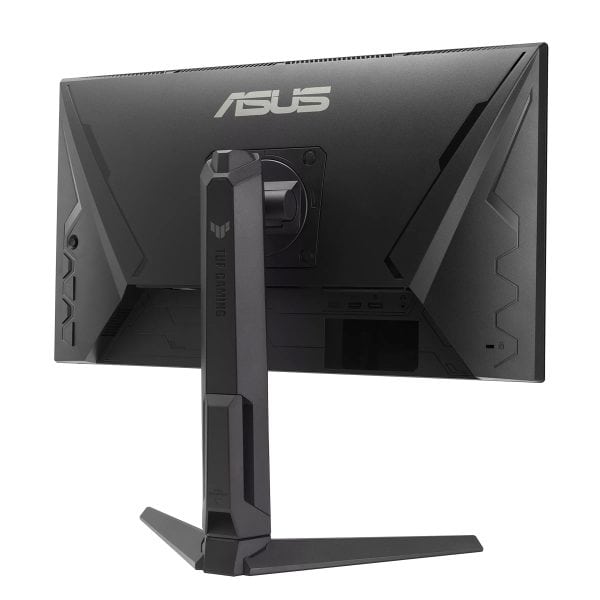 ASUS TUF Gaming VG259QL5A gaming monitor met een strak ontwerp en verstelbare standaard. Ideaal voor gamers die hoge prestaties en scherpe beelden zoeken voor een optimale game-ervaring.