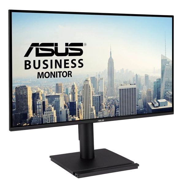 ASUS VA27AQSE 27 inch IPS monitor met 75Hz, 1ms responstijd, 2K QHD-resolutie en Pivot-functie, ideaal voor zakelijk gebruik en gaming.
