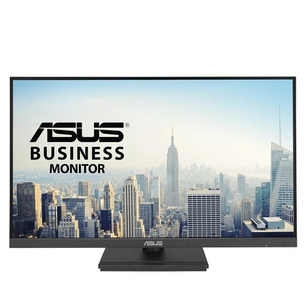 Zakelijke ASUS VA27DQFS 27 inch monitor met Full HD-resolutie, 100Hz verversingssnelheid en IPS-paneel, ideaal voor professioneel gebruik en gaming.
