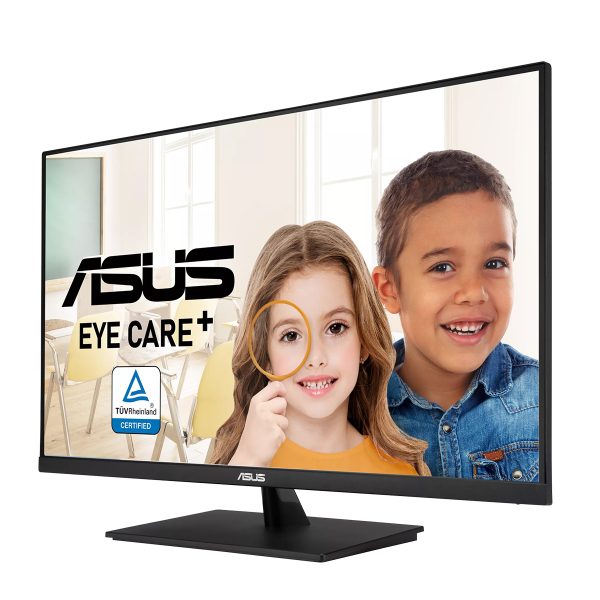 ASUS VP327Q 31.5 inch 4K UHD monitor met adaptieve sync en VA-paneel, ideaal voor gaming en professioneel gebruik.